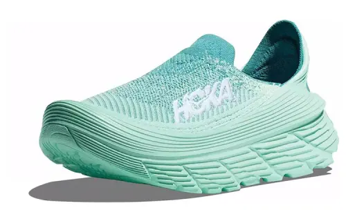 HOKA ONE ONE Restore Cushioning Slip Resistant Low top Running Shoes Men's Teal