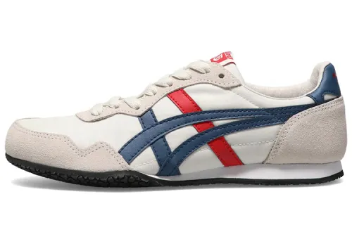 Onitsuka Tiger Serrano Abrasion Resistant Slip Resistant Low top Casual Shoes Unisex Gray Blue