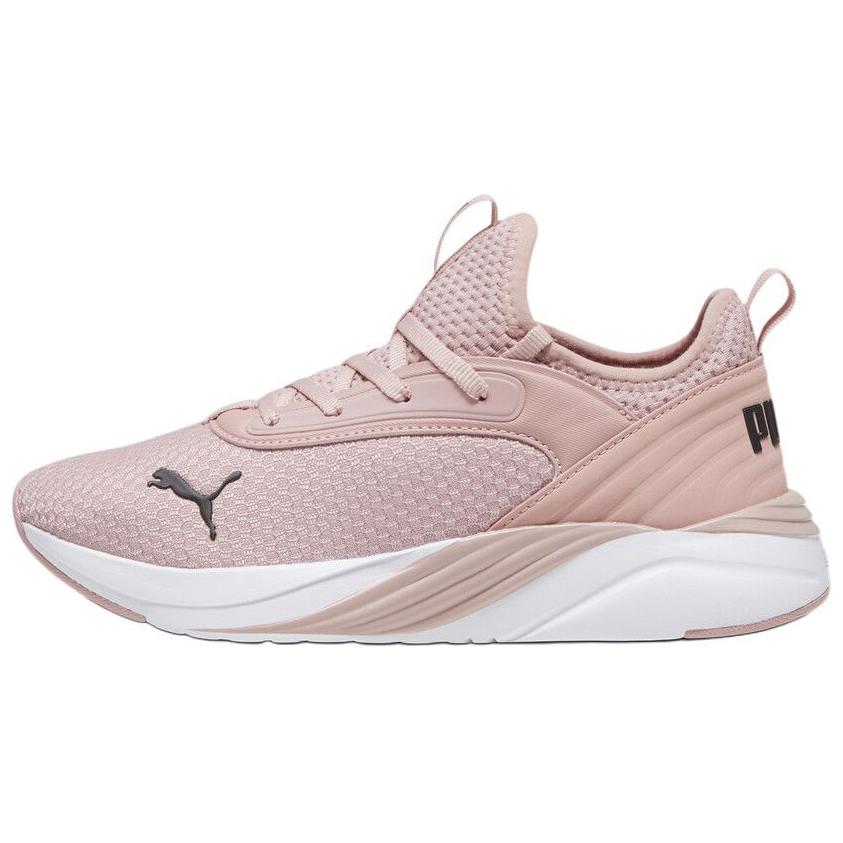 PUMA Softride Wear resistant And Lightweight Low top Casual Running Shoes Women's Pink