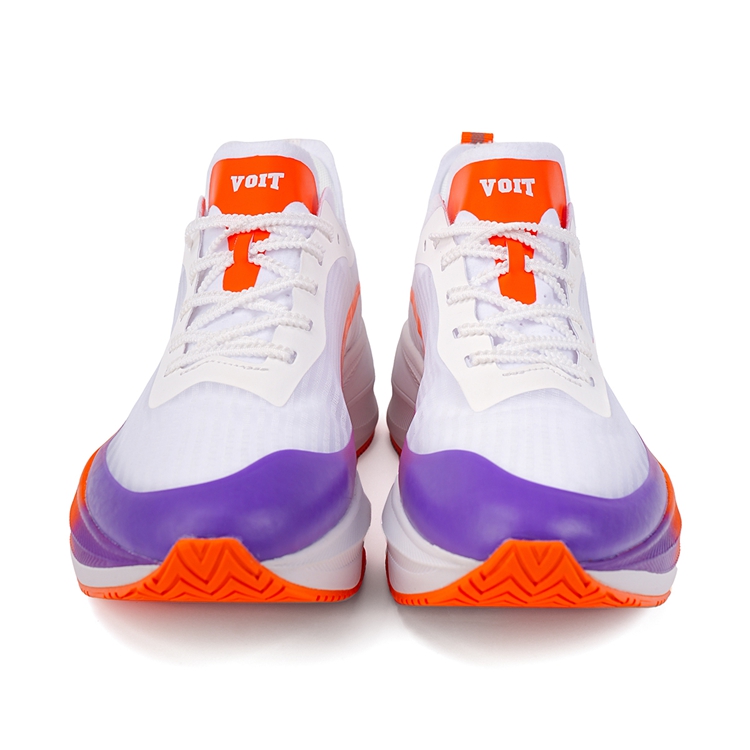 VOIT Running Shoes Unisex Low Top White Iridescent