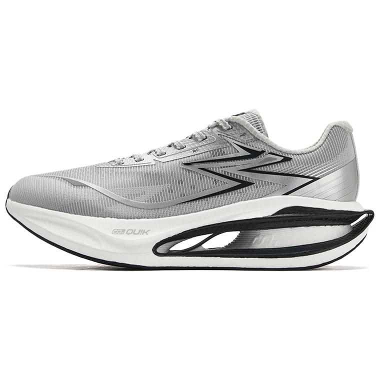 361° Style Cushioning Abrasion Resistant Breathable Low top Casual Running Shoes Men’s Photon Gray Silver White