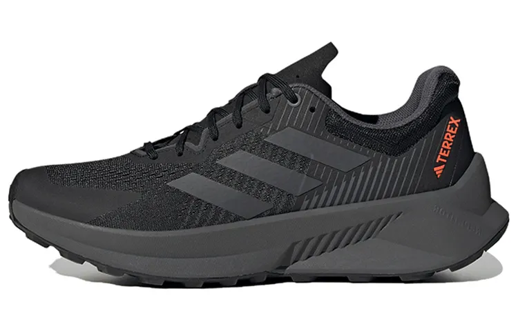 Adidas Terrex Soulstride Trail Mesh, Textile Low top Running Shoes Men's Black