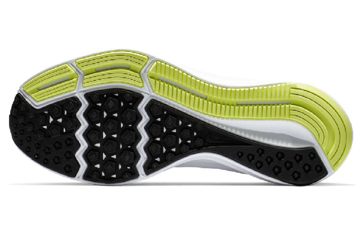 Женские кроссовки Nike Downshifter 7 (черно-зеленые) — Чёрный / зелёный — фото 5