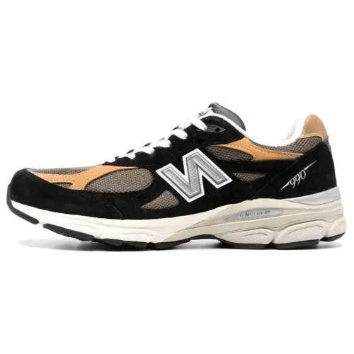 New Balance NB 990 V3 Suede Low top Running Shoes Women's Black