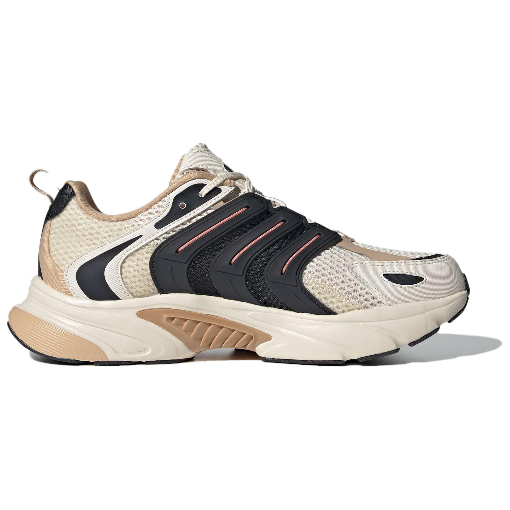 Adidas Slip Resistant, Abrasion Resistant, Breathable Low top Casual Running Shoes Unisex Beige Black