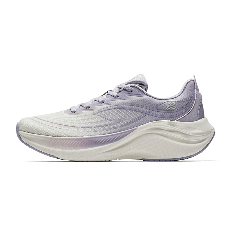 Anta Leaf 6.0 Low top EVA Midsole Casual Running Shoes Women’s White Purple