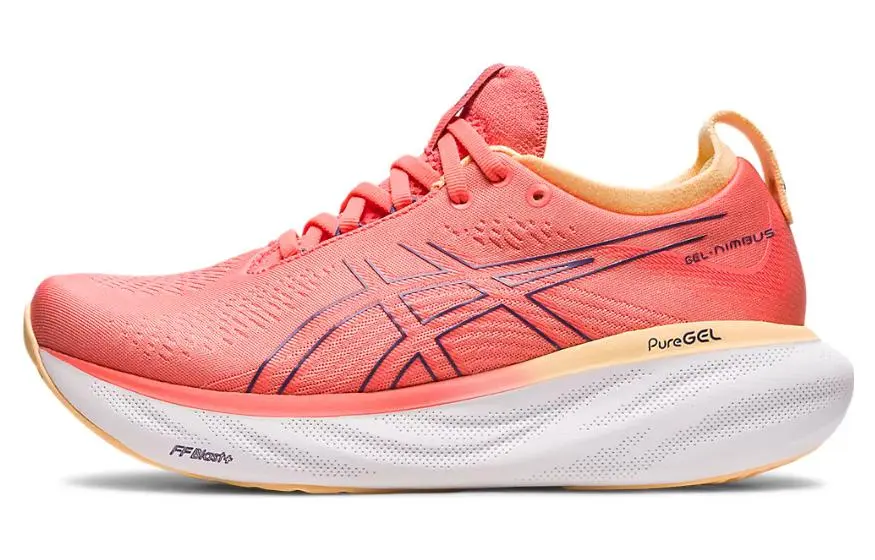 ASICS Gel Nimbus 25 Wide 'Papaya Dusty Purple' Women's
