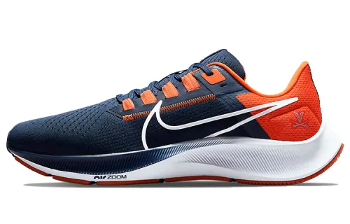 Nike Pegasus 38 Virginia Pegasus sports shock-absorbing, non-slip, wear-resistant, breathable, lightweight and resilient low-top running shoes, men's red gray