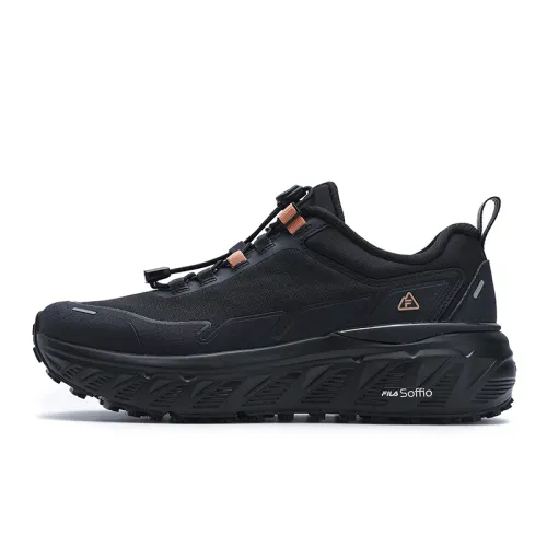 FILA Explorer Cushioning Abrasion Resistant Cushioning, Wear Resistant Low top Running Shoes Women's Black