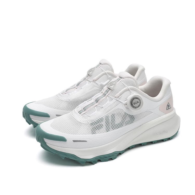 FILA BOA Abrasion Resistant Low top Trail Running Racing Running Shoes Women’s White