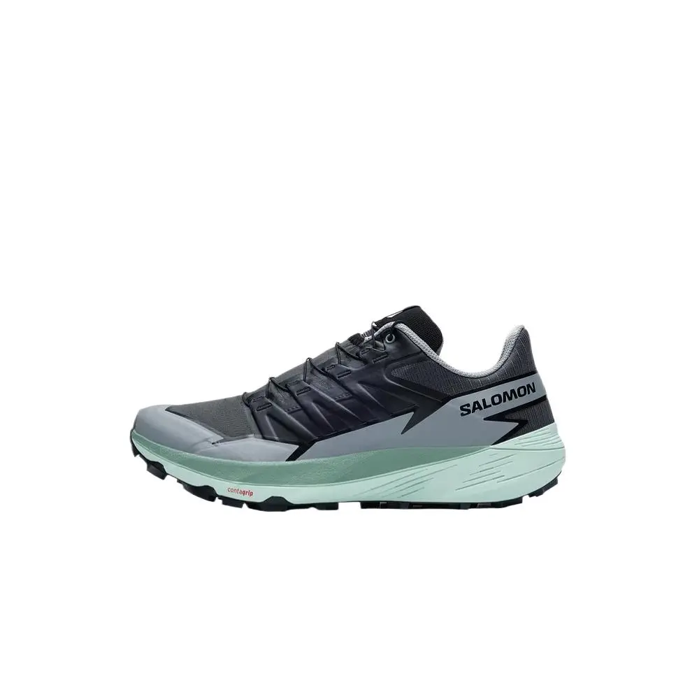 SALOMON Comfortable Low top Running Shoes Men's Asphalt Gray