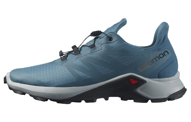 SALOMON Supercross 3 Comfortable Fabric Abrasion Resistant Low top Running Shoes Men's Blue