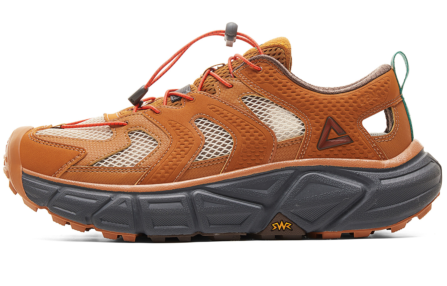 PEAK Cushioning Slip Resistant Rebound Low top Running Sandal Men’s Caramel