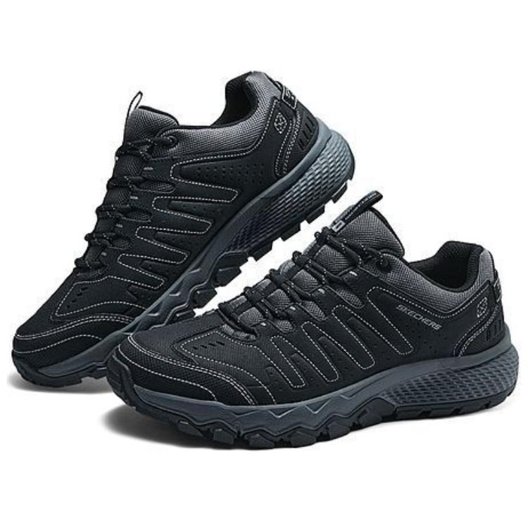 Skechers Cushioning Breathable Cushioning Breathable Low top Running Shoes Men’s Black
