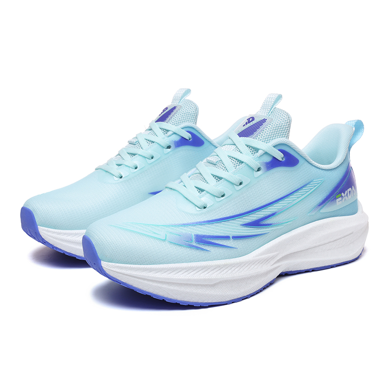 PALATIAL Running Shoes Men’s Low Top White Orange/Ice Blue/White Yellow