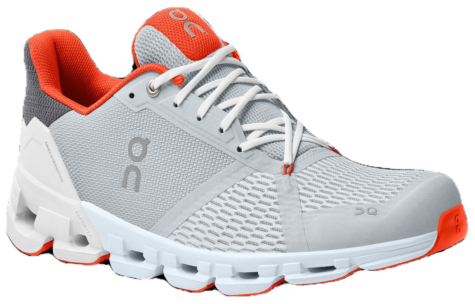 On Cloudflyer Abrasion Resistant Lightweight Wear resistant And Lightweight Low top Running Shoes Men’s Gray Orange