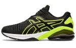 Asics GEL Quantum Versatile Abrasion Resistant Breathable Low top Running Shoes Men's Black Neon Yellow