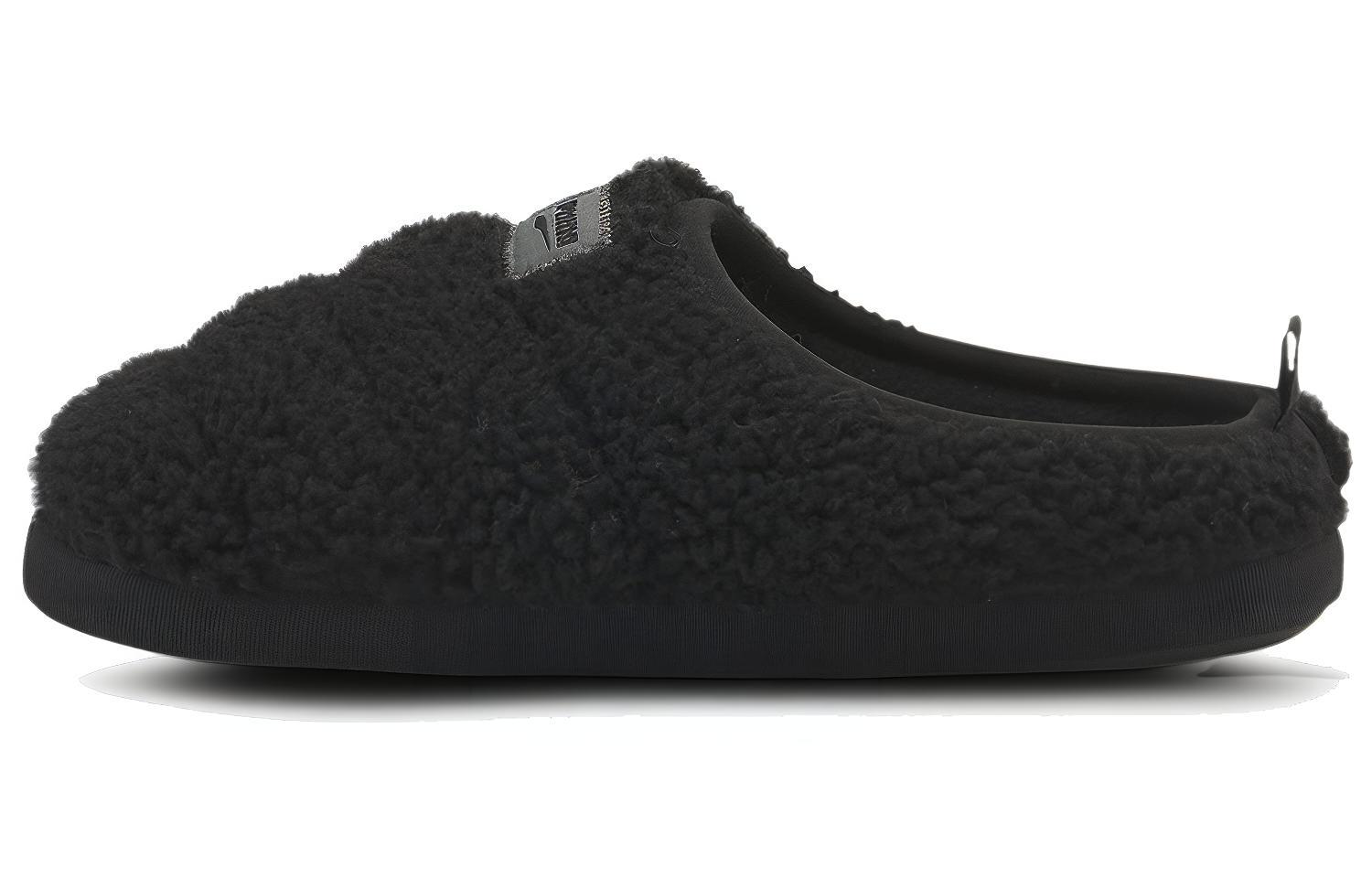 PUMA Scuff Sherpa Slippers 'Black'