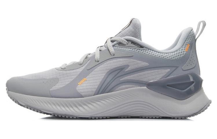 Li Ning YueYing Element Comfortable Cushioning Slip Resistant Breathable Low top Marathon Running Shoes Men's