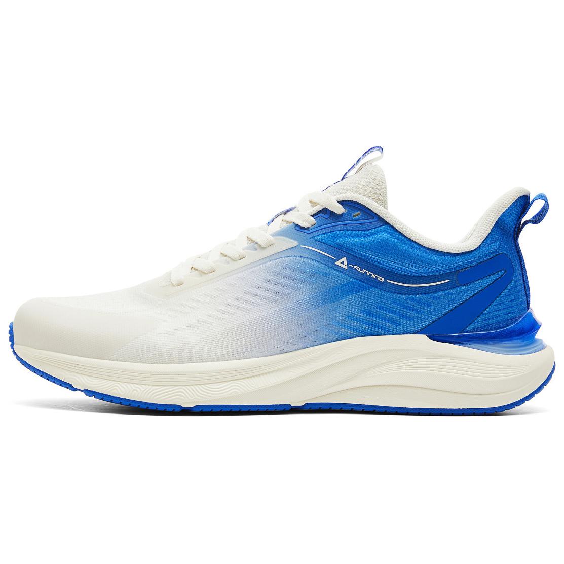 PEAK Taichi Control Cushioning Abrasion Resistant Breathable Rebound Low top Running Shoes Men’s White Blue