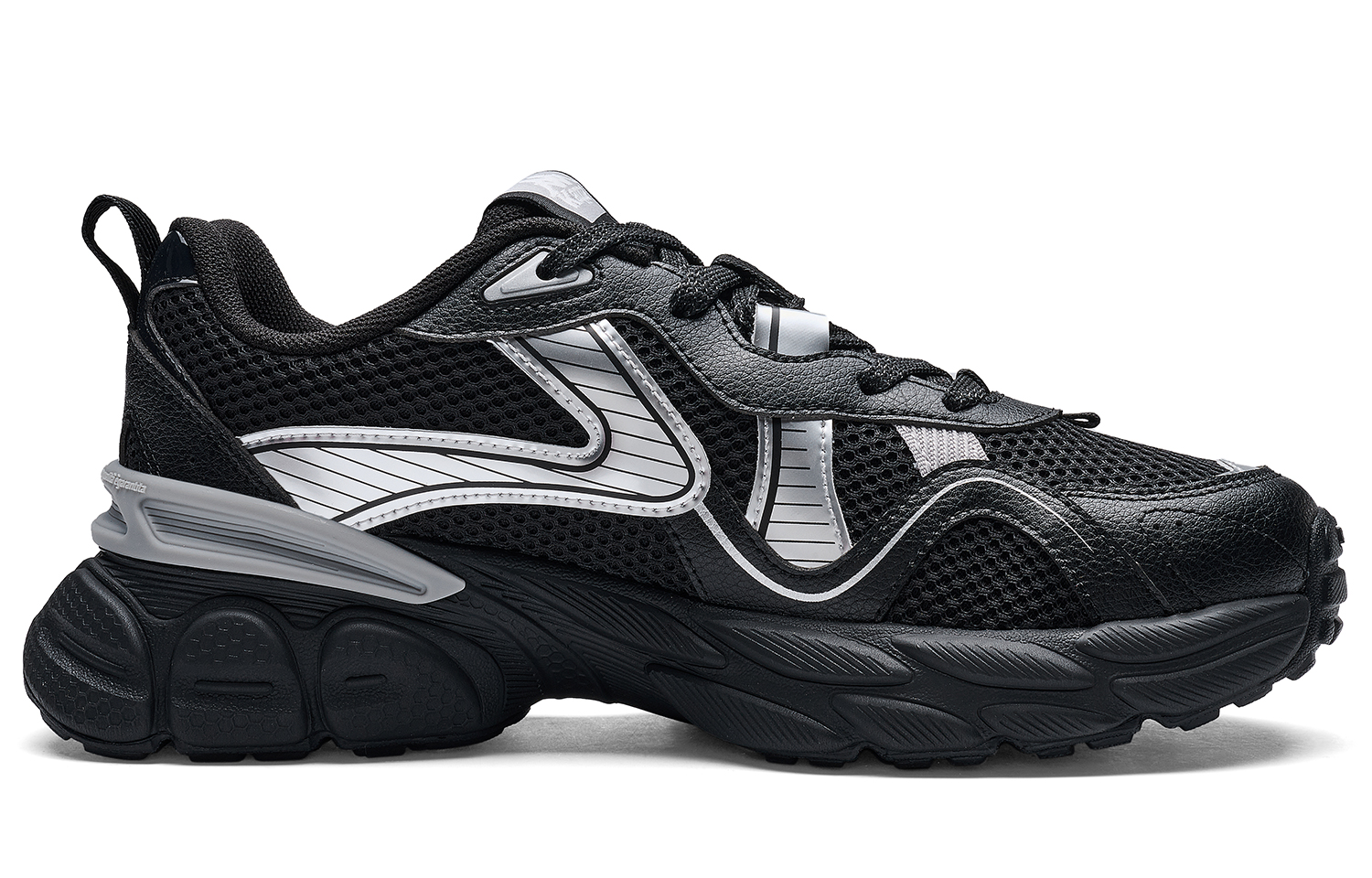 Kappa SERIES Cushioning Abrasion Resistant Balance Low top Running Shoes Unisex Black