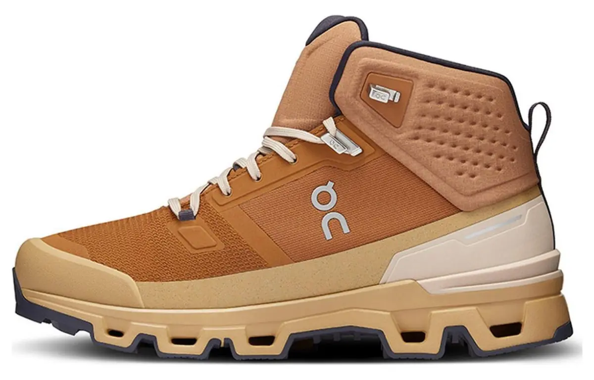 On Cloudrock 2 Waterproof And Wear resistant Comfortable Ankle Length Outdoor Boots Men's Brown