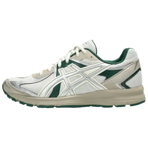 ASICS JOG 100S Cushioning Breathable Cushioning Breathable Running Shoes Unisex Beige Silver Green