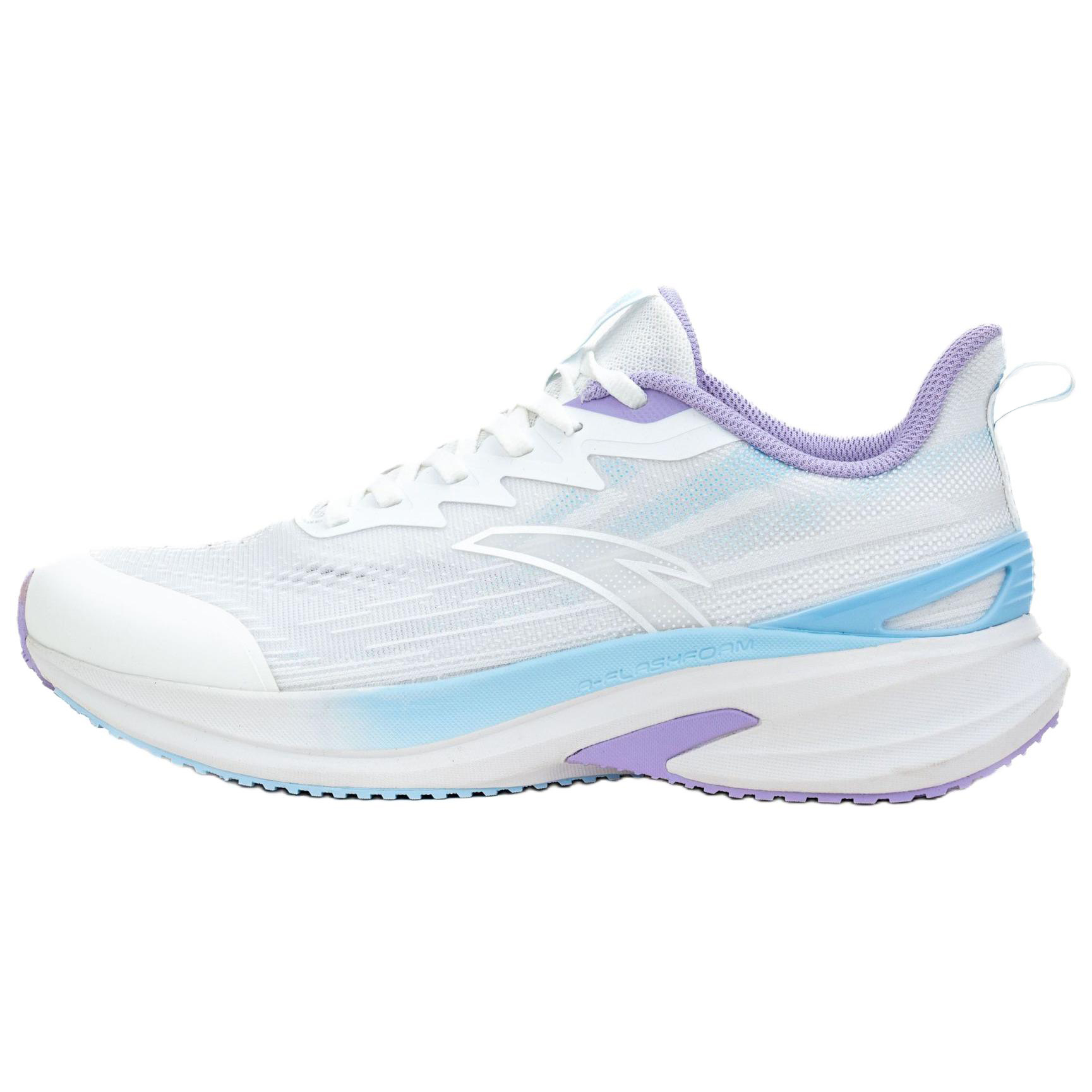 ANTA Antelope Run 4 Running Shoes Women's Low Top Papyrus White, Cool Blue