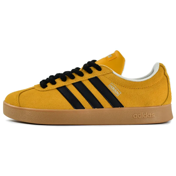 Adidas VL COURT 2.0 Slip Resistant Abrasion Resistant Low top Skateboard Shoes Unisex Brown
