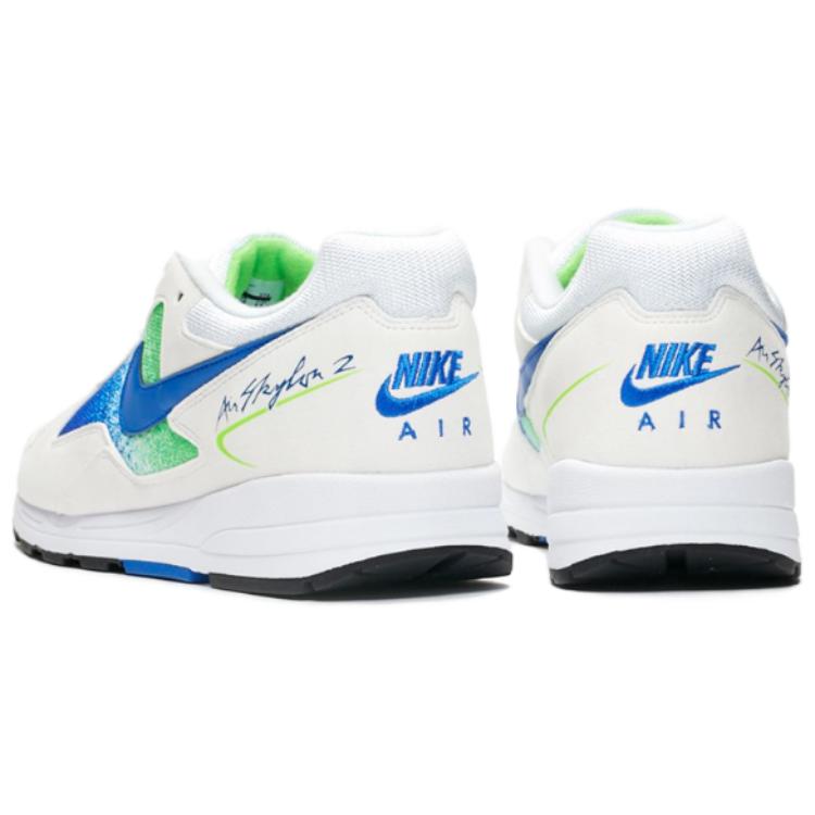 Кроссовки Nike Air Force 2 'Hyper Royal' (бело-сине-зеленые) — фото 4