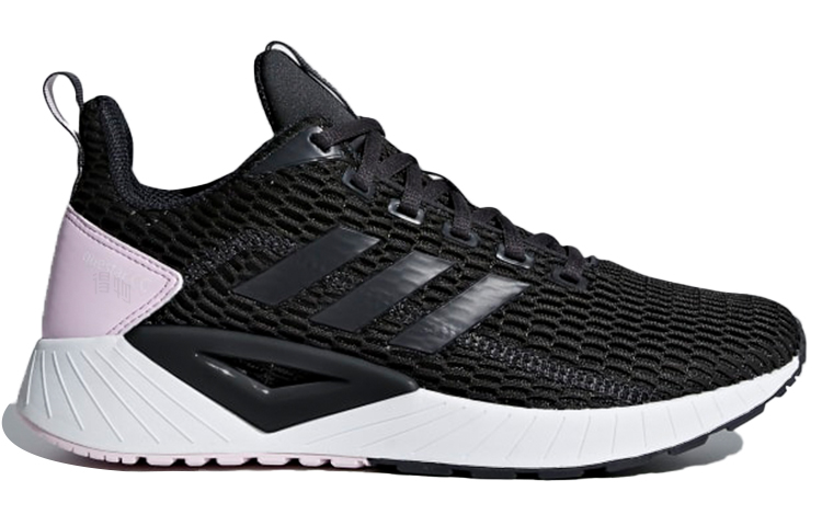 Женские кроссовки adidas Questar (черно-розовые) — фото 2