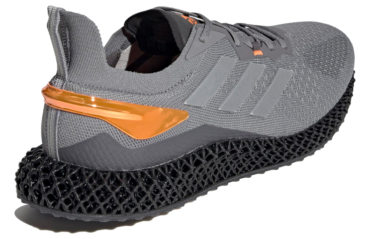 Кроссовки adidas X90004D (серые с серебристым и желтым) — Серый / серебристый / жёлтый — фото 4