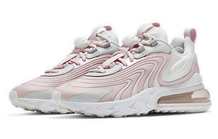 Женские кроссовки Nike Air Max 270 React ENG (бело-розовый) — Белыйрозовый — фото 3