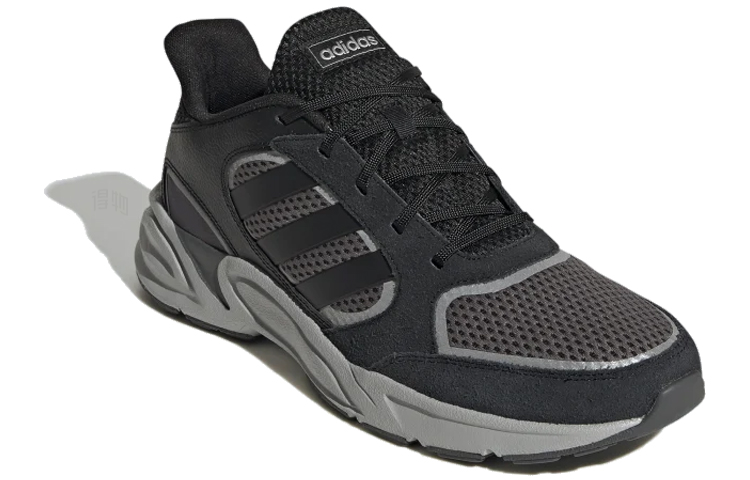 Мужские кроссовки adidas neo 90S VALASION (черно-серо-серебристый) — фото 2