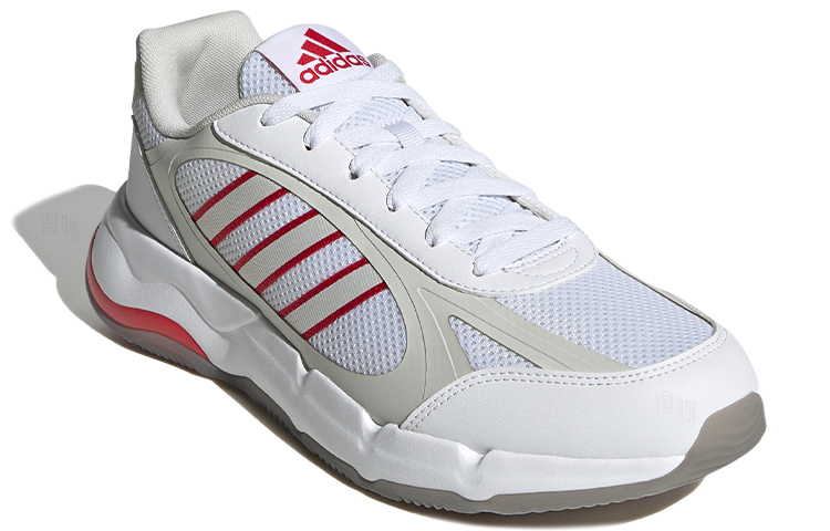 Мужские кроссовки adidas Keitaki (бело-красно-серый) — фото 3