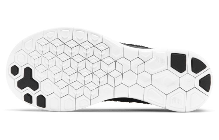 Женские кроссовки Nike Nike Free RN 4.0 Flyknit (черно-белые) — фото 6