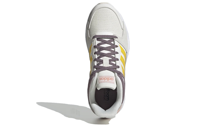 Женские кроссовки adidas neo Crazychaos 1.0 (бело-желто-коричневый) — фото 4