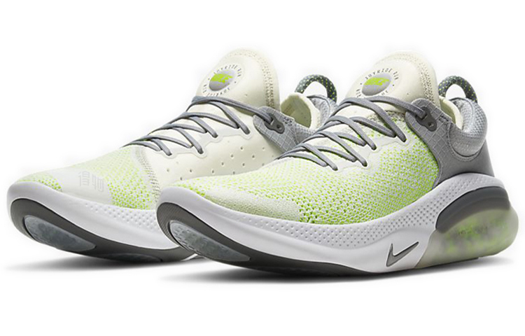 Мужские кроссовки Nike Joyride Run 1 Flyknit (серо-зеленые) — фото 3