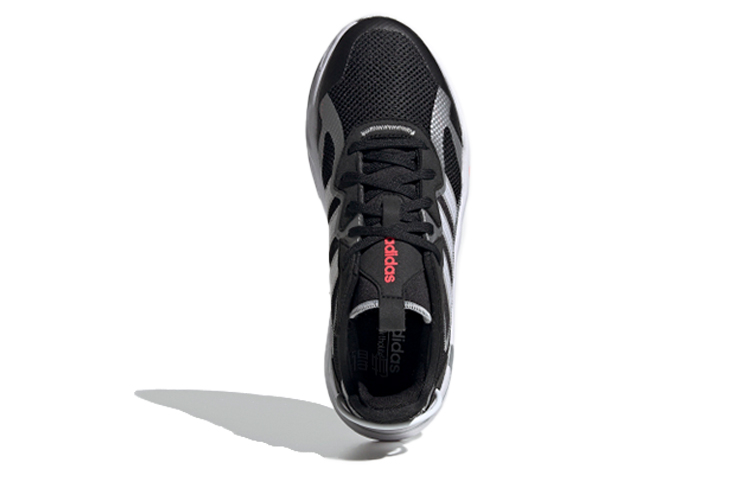 Женские кроссовки adidas neo Futureflow (черно-красные) — Чёрныйкрасный — фото 5