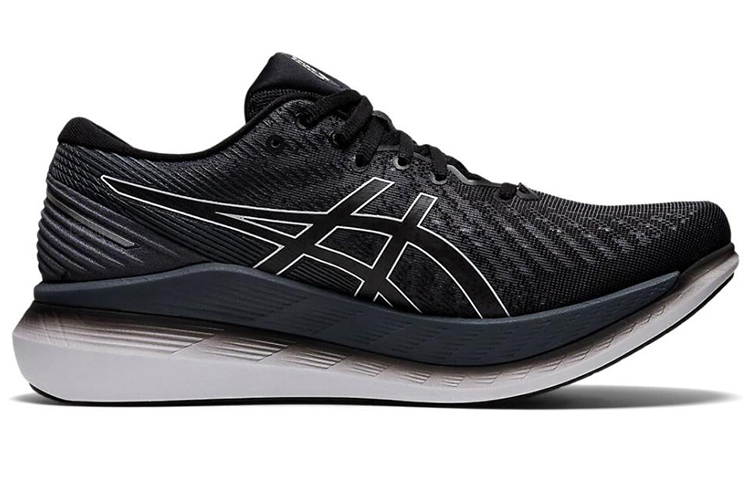 Мужские кроссовки ASICS Glideride 2 (черно-серые) — Чёрный / серый — фото 2
