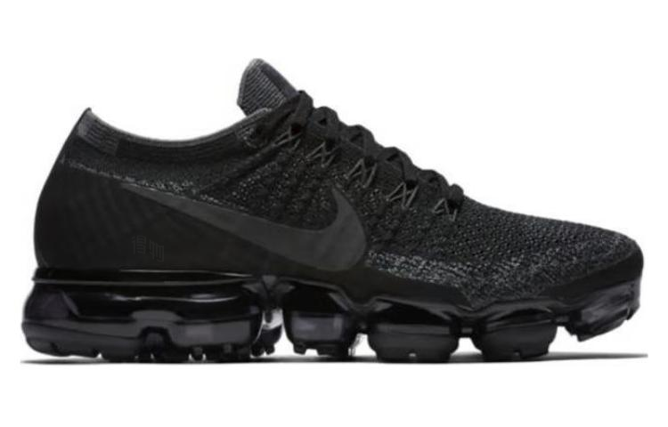 Женские кроссовки Nike VaporMax Flyknit 2 Triple Black (W) (черные) — фото 2