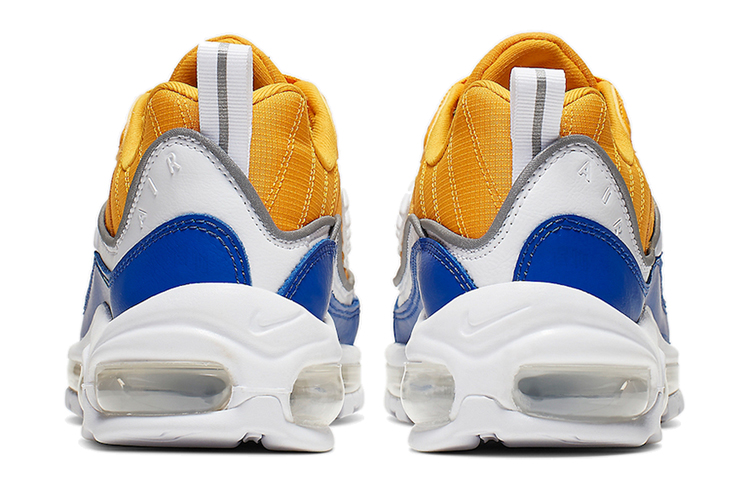 Женские кроссовки Nike Air Max 98 SE (желто-синяя) — фото 5