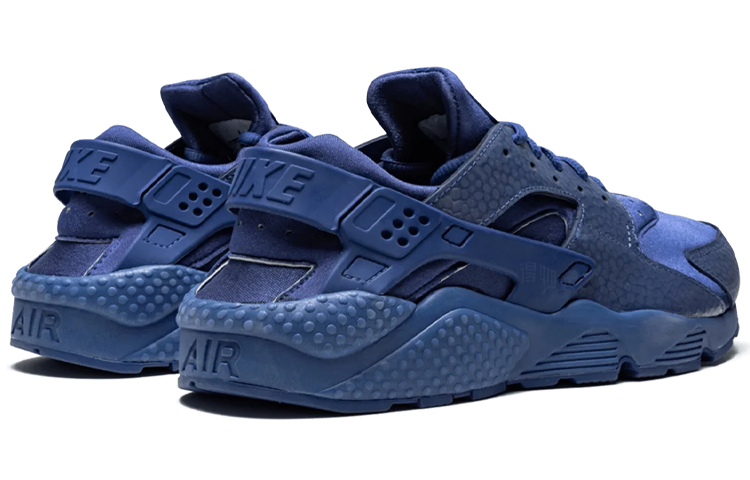 Женские кроссовки Nike Huarache Run PRM "Legend Blue" (темно-синие) — фото 3