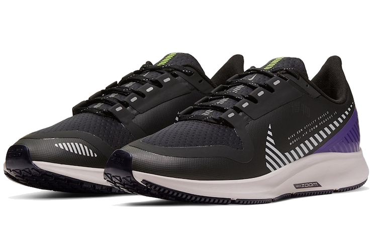 Женские кроссовки Nike Pegasus 36 (черно-фиолетовые) — фото 3