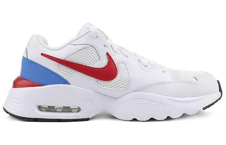 Мужские кроссовки Nike Air Max Fusion (бело-красные) — фото 2