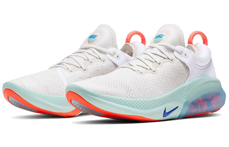 Женские кроссовки Nike Joyride Run 1 FK (бело-зелено-синие) — Белый / зелёный / синий — фото 3
