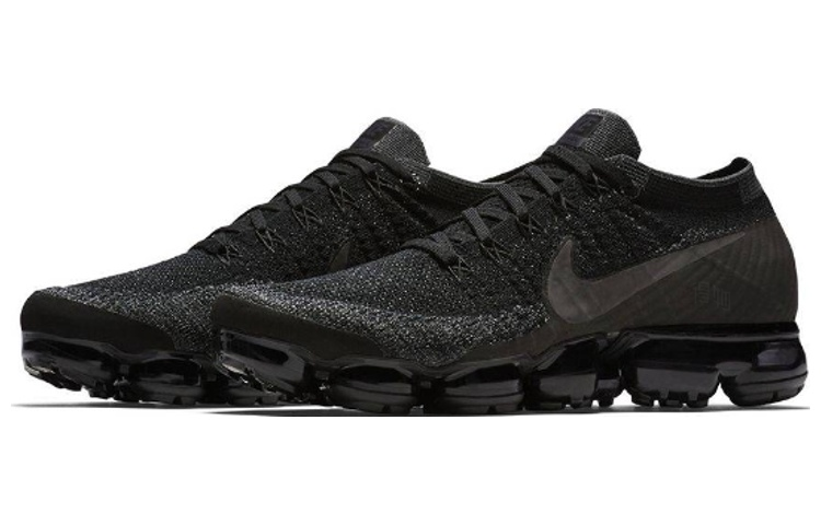 Женские кроссовки Nike VaporMax Flyknit 2 Triple Black (W) (черные) — фото 3
