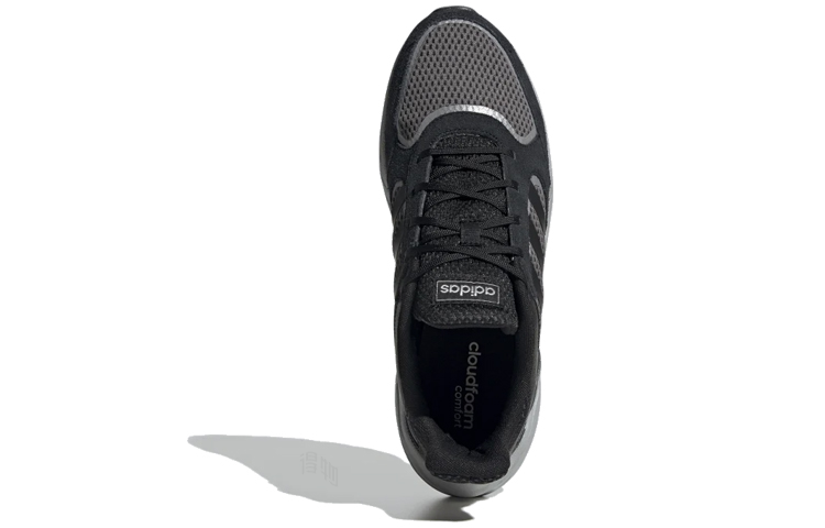 Мужские кроссовки adidas neo 90S VALASION (черно-серо-серебристый) — фото 4