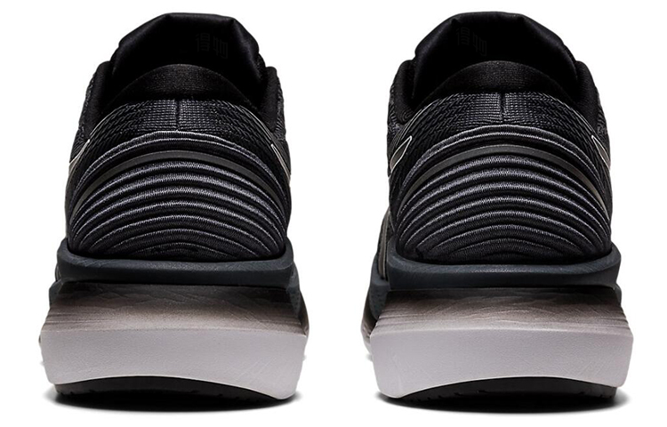 Мужские кроссовки ASICS Glideride 2 (черно-серые) — Чёрный / серый — фото 5