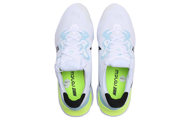Мужские кроссовки Nike Renew Run 2 (бело-сине-желтый) — фото 4